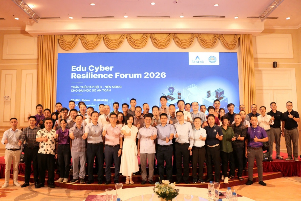 Edu Cyber Resilience Forum 2026: Statek đồng hành cùng các trường đại học xây dựng nền móng số an toàn từ chuẩn an toàn thông tin cấp độ 3 - Ảnh 1.