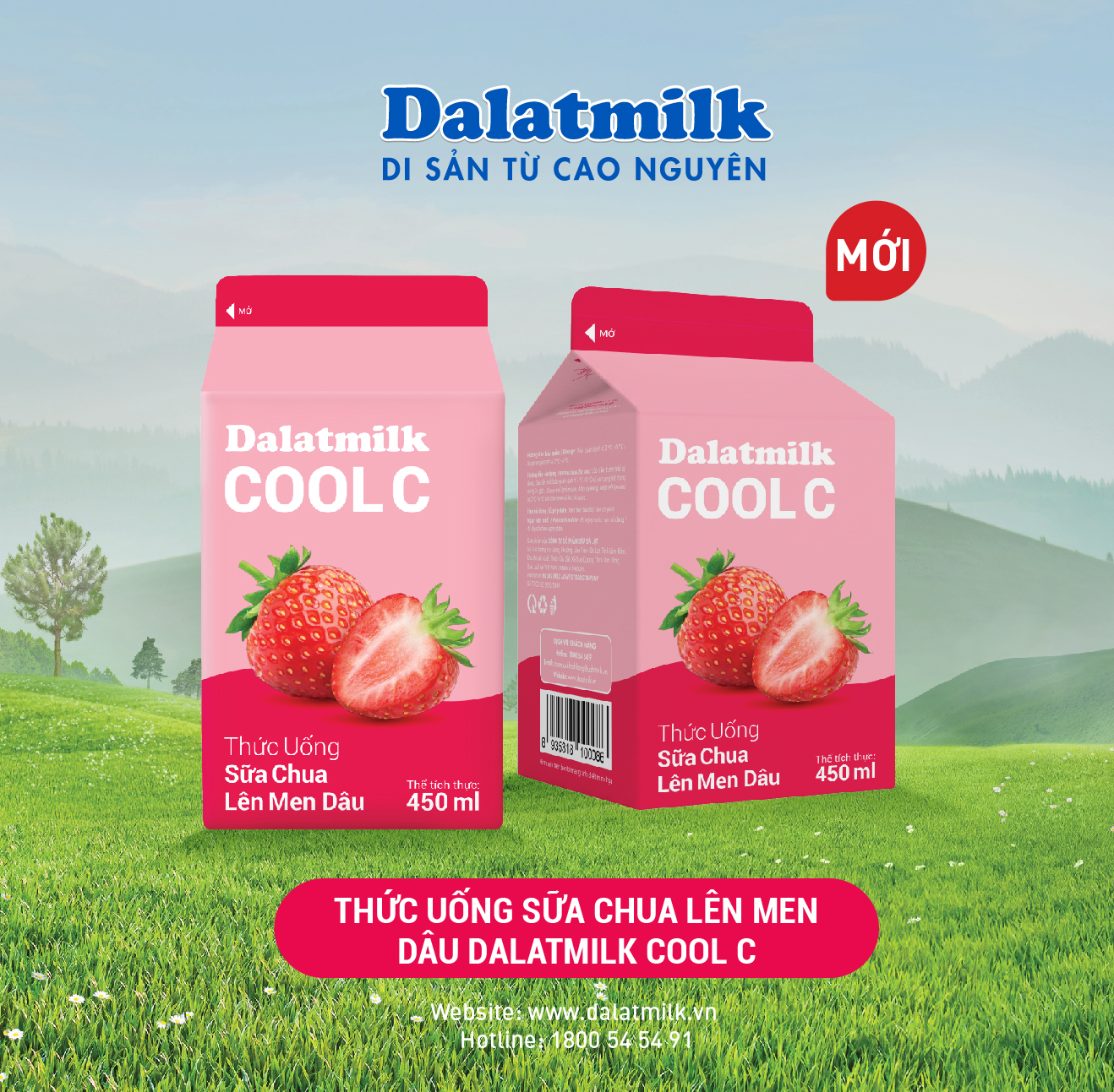 Dalatmilk ra mắt Thức uống sữa chua l&ecirc;n men D&acirc;u Dalatmilk Cool C- Ảnh 1.