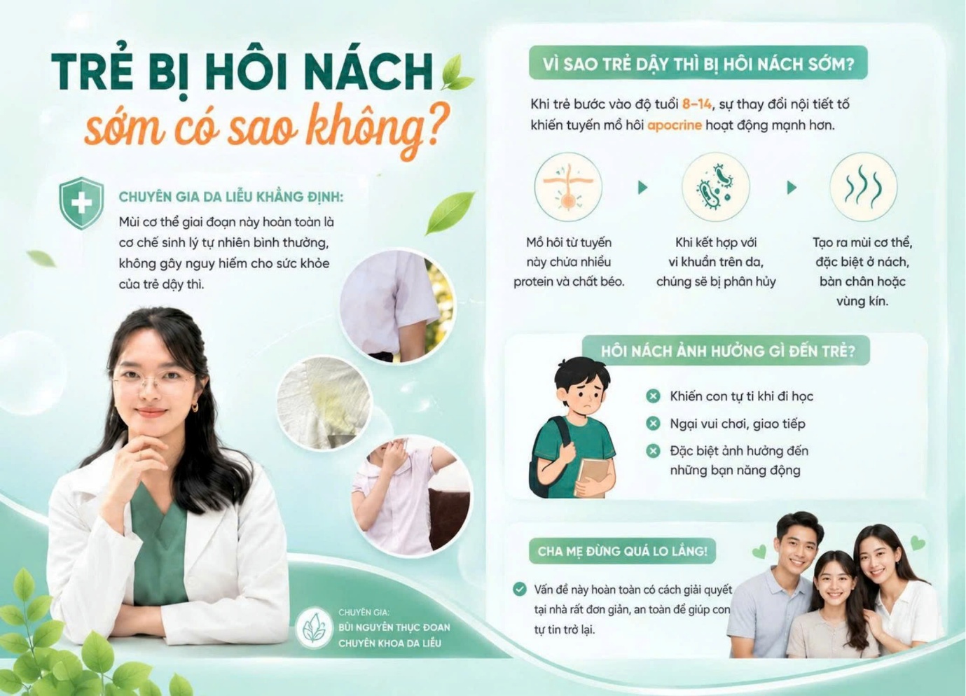Trẻ dậy th&igrave; c&oacute; n&ecirc;n d&ugrave;ng lăn khử m&ugrave;i người lớn? - Ảnh 1.