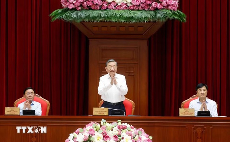 Tổng B&iacute; thư, Chủ tịch nước T&ocirc; L&acirc;m: L&agrave;m tốt quy hoạch h&ocirc;m nay l&agrave; chuẩn bị năng lực l&atilde;nh đạo của Đảng trong ng&agrave;y mai- Ảnh 1.