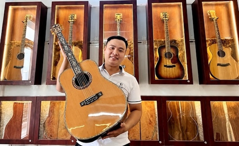 Guitar Custom Việt Nam v&agrave; kh&aacute;t vọng đưa thương hiệu đ&agrave;n Việt vươn tầm quốc tế- Ảnh 1.