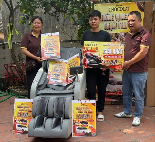 Chương trình "Thưởng Vị Ngon - Trọn Thư Giãn" dần khép lại: Ai sẽ là người may mắn cuối cùng nhận ô tô VinFast VF5 từ LOTTE CHOCOLAT? - Ảnh 4. Chương trình "Thưởng Vị Ngon - Trọn Thư Giãn" dần khép lại: Ai sẽ là người may mắn cuối cùng nhận ô tô VinFast VF5 từ LOTTE CHOCOLAT? - Ảnh 4.