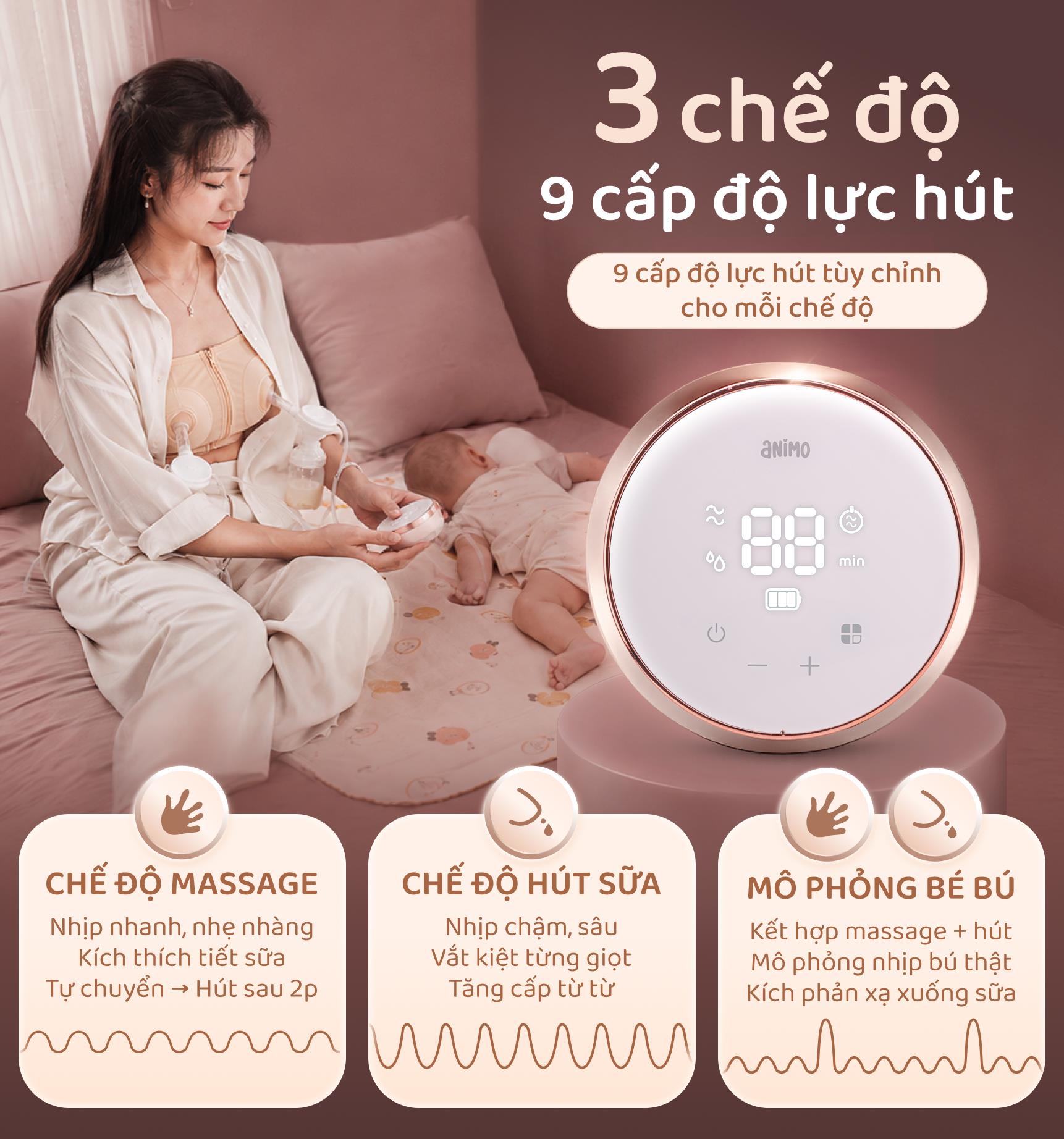 Mẹ bỉm Gen Z review m&aacute;y h&uacute;t sữa Animo Maxflow Lite - Ảnh 2.