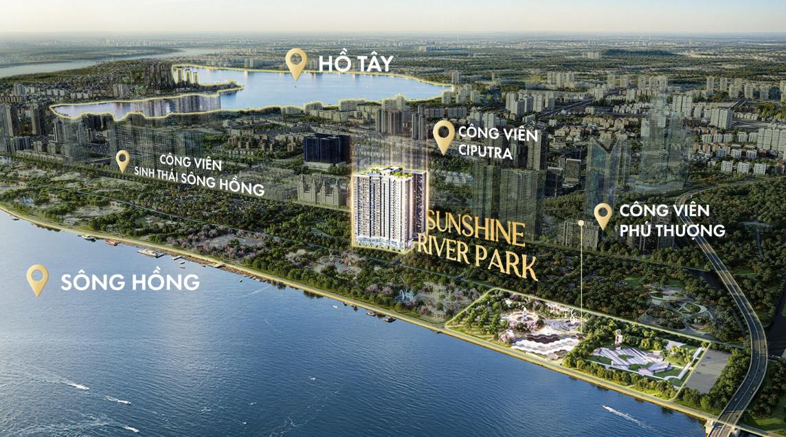 Ra mắt Sunshine River Park: BĐS cao cấp T&acirc;y Hồ T&acirc;y đ&oacute;n tổ hợp căn hộ ba mặt hướng s&ocirc;ng kế cận Ciputra - Ảnh 3.