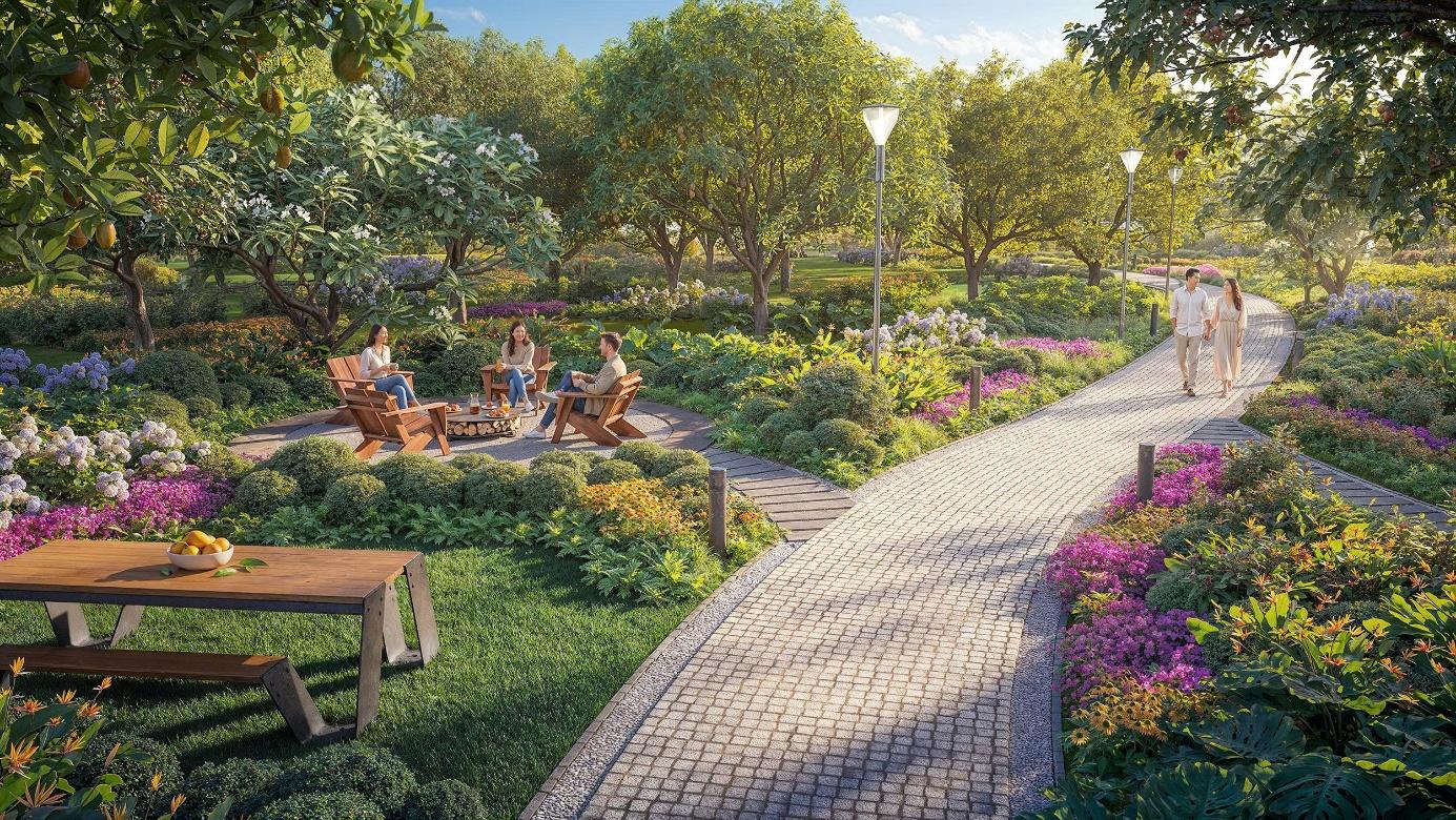 5 khu vườn tại Dream Garden City &ndash; hệ sinh th&aacute;i kết nối nhiều thế hệ - Ảnh 1.