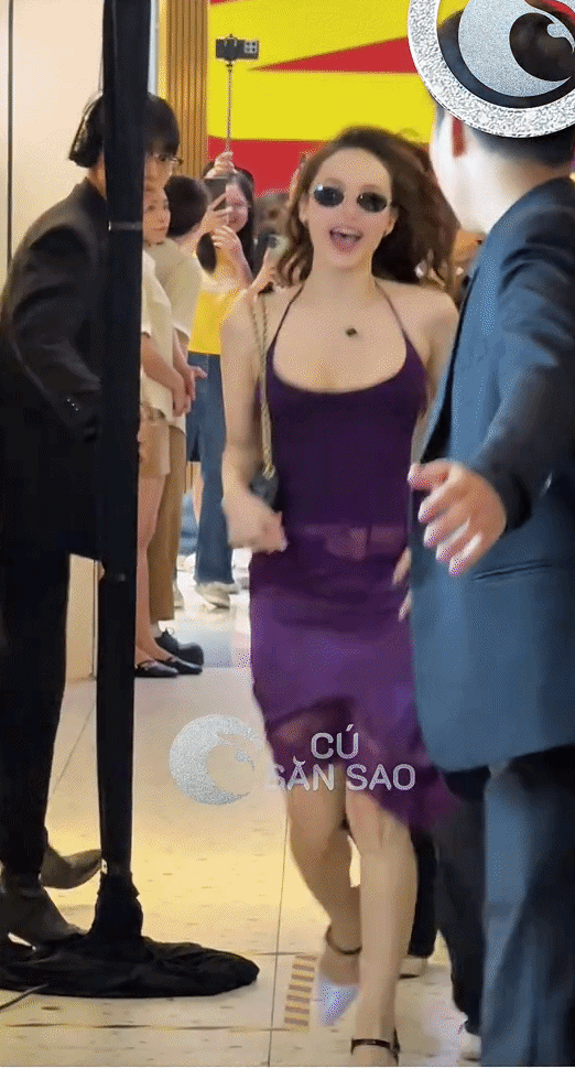 Minh Hằng diện đồ sexy, chạy như bay tr&ecirc;n cao g&oacute;t tạo n&ecirc;n khung h&igrave;nh chấn động- Ảnh 2.