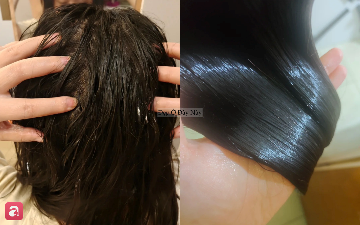 Gội đầu "ngược đời" v&agrave; cho dầu trẻ em v&agrave;o kem ủ t&oacute;c, m&aacute;i t&oacute;c của t&ocirc;i bỗng đẹp l&ecirc;n bất ngờ - Ảnh 3.