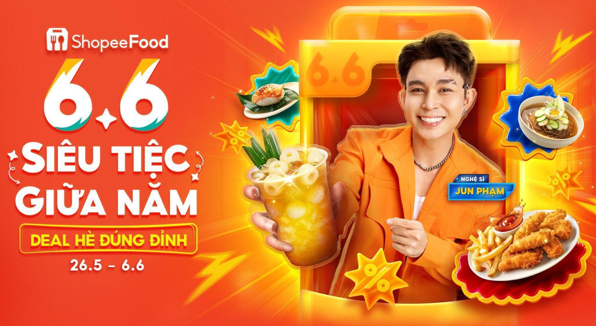 Đập tan cơn n&oacute;ng ng&agrave;y h&egrave; bằng tuyệt chi&ecirc;u &ldquo;hạ nhiệt&rdquo; từ ShopeeFood 6/6- Ảnh 1.