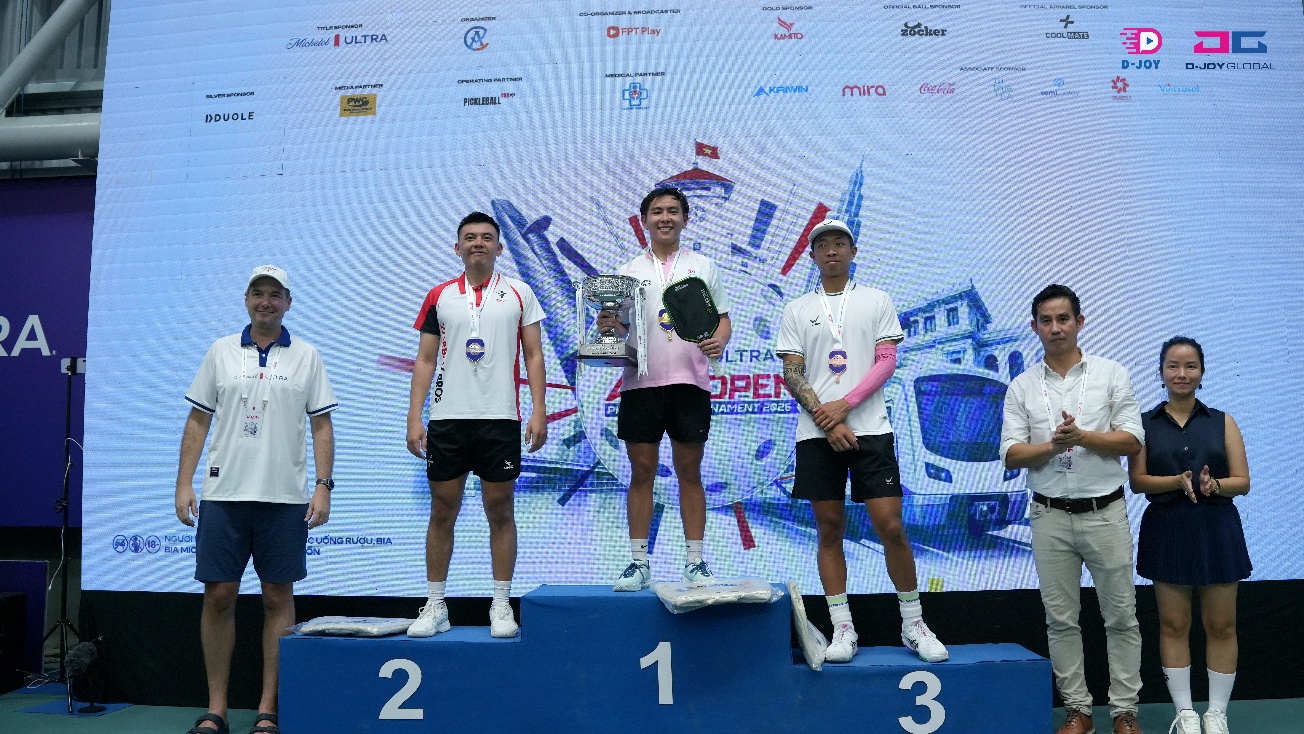 Hạ Quang Dương v&agrave; L&yacute; Ho&agrave;ng Nam, Ph&uacute;c Huỳnh khẳng định vị tr&iacute; h&agrave;ng đầu pickleball ch&acirc;u &Aacute; - Ảnh 2.