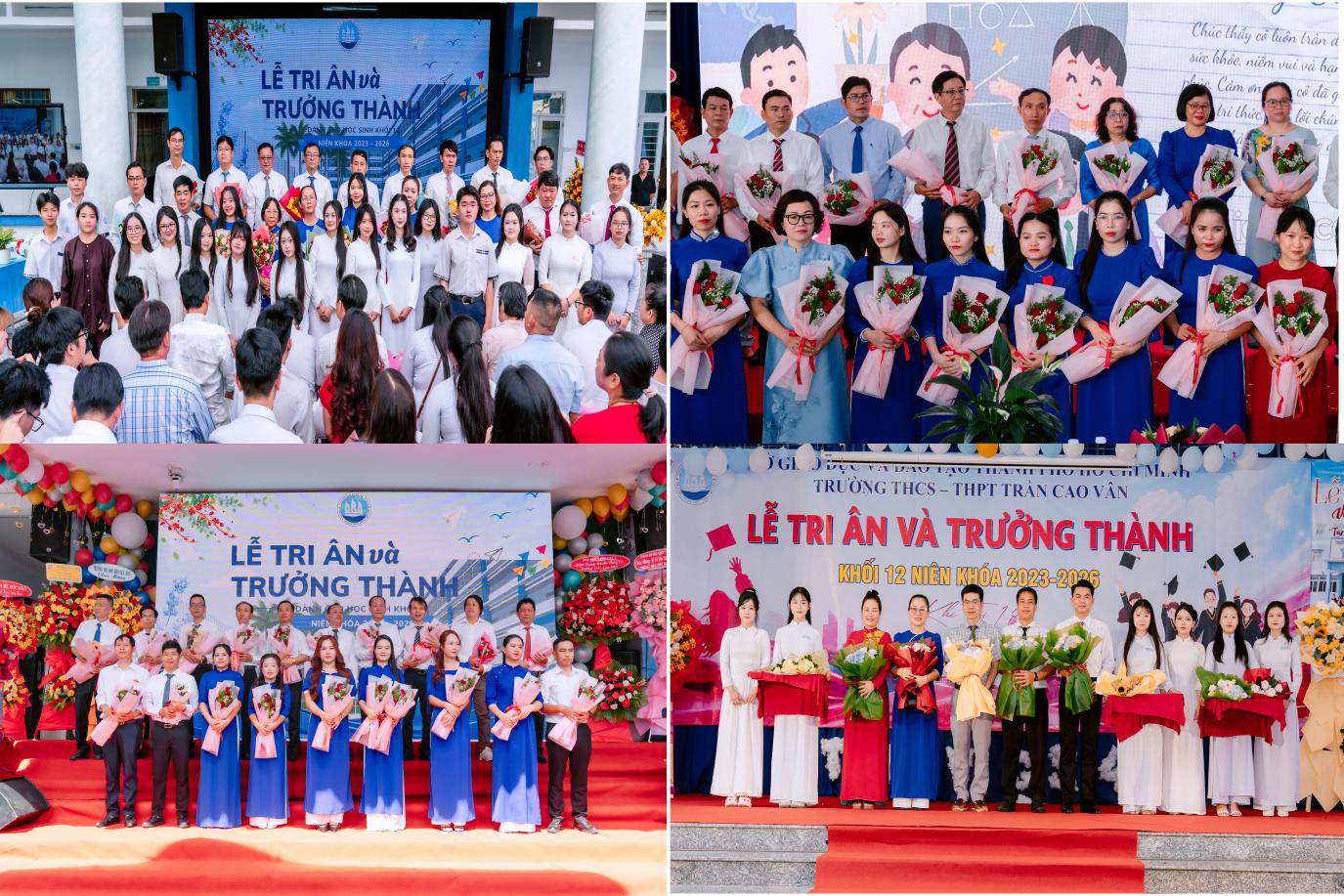 Khoảnh khắc &ocirc;m cha mẹ kh&oacute;c đầy x&uacute;c động của học sinh Trần Cao V&acirc;n trong lễ Tri &acirc;n v&agrave; Trưởng th&agrave;nh- Ảnh 2.