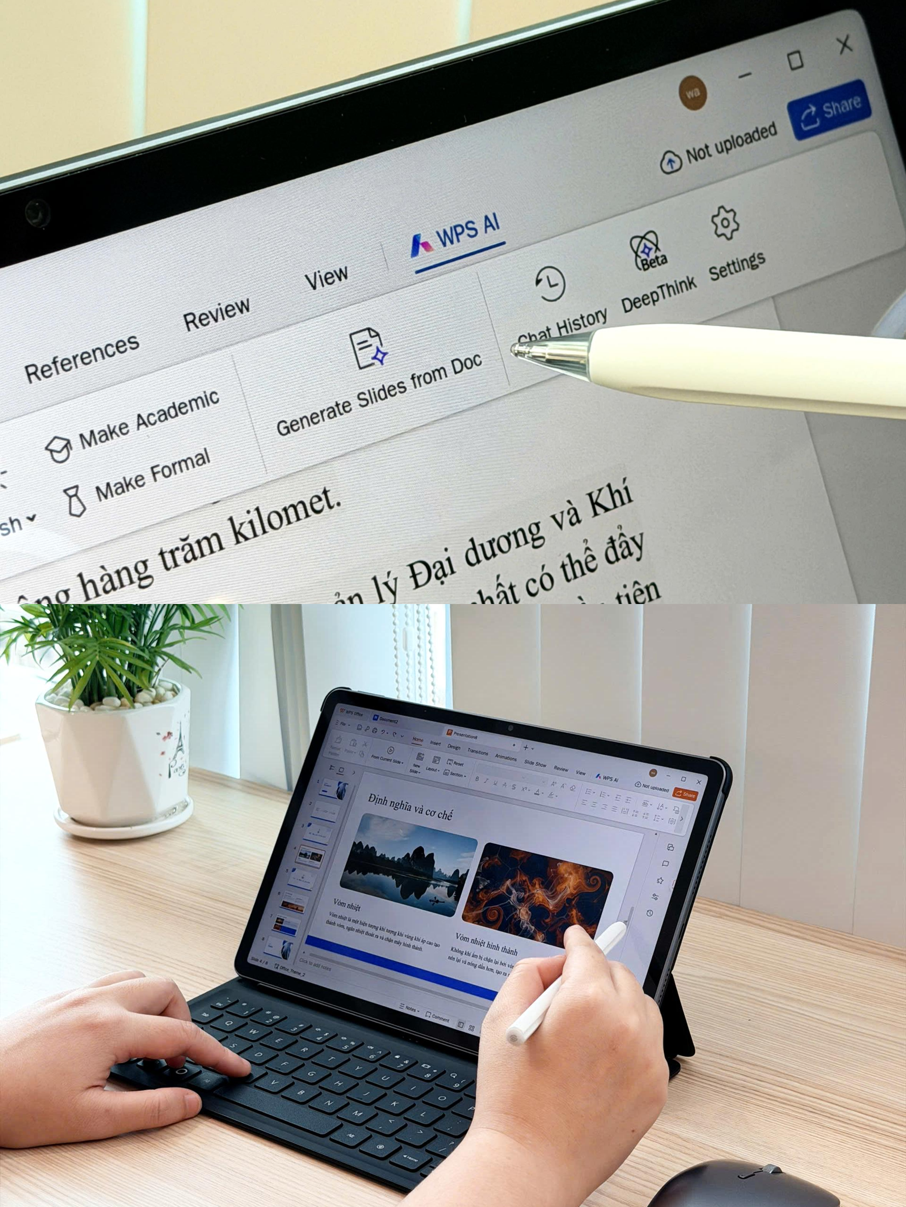 WPS AI tr&ecirc;n HUAWEI MatePad 11.5 (2026): AI xuất hiện ngay trong ứng dụng văn ph&ograve;ng - Ảnh 3.