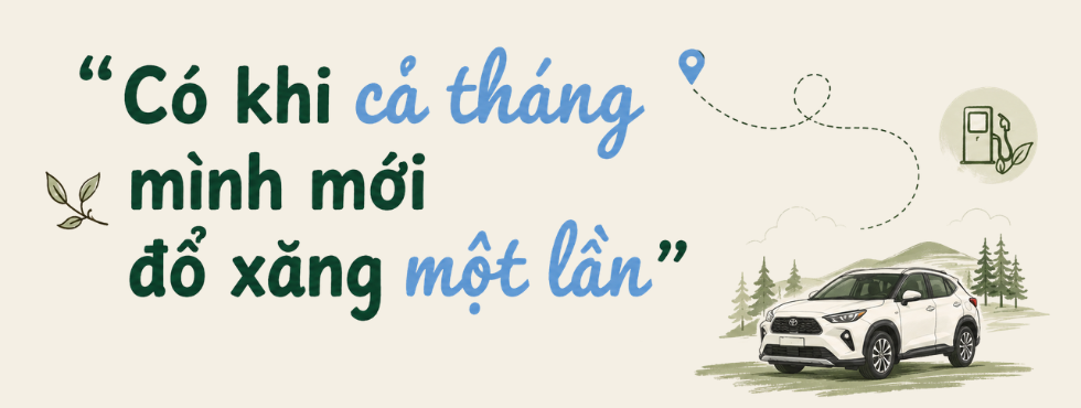 Cả tháng mới đổ xăng một lần? Sự thật về Yaris Cross HEV từ chính những người đang cầm lái- Ảnh 4.