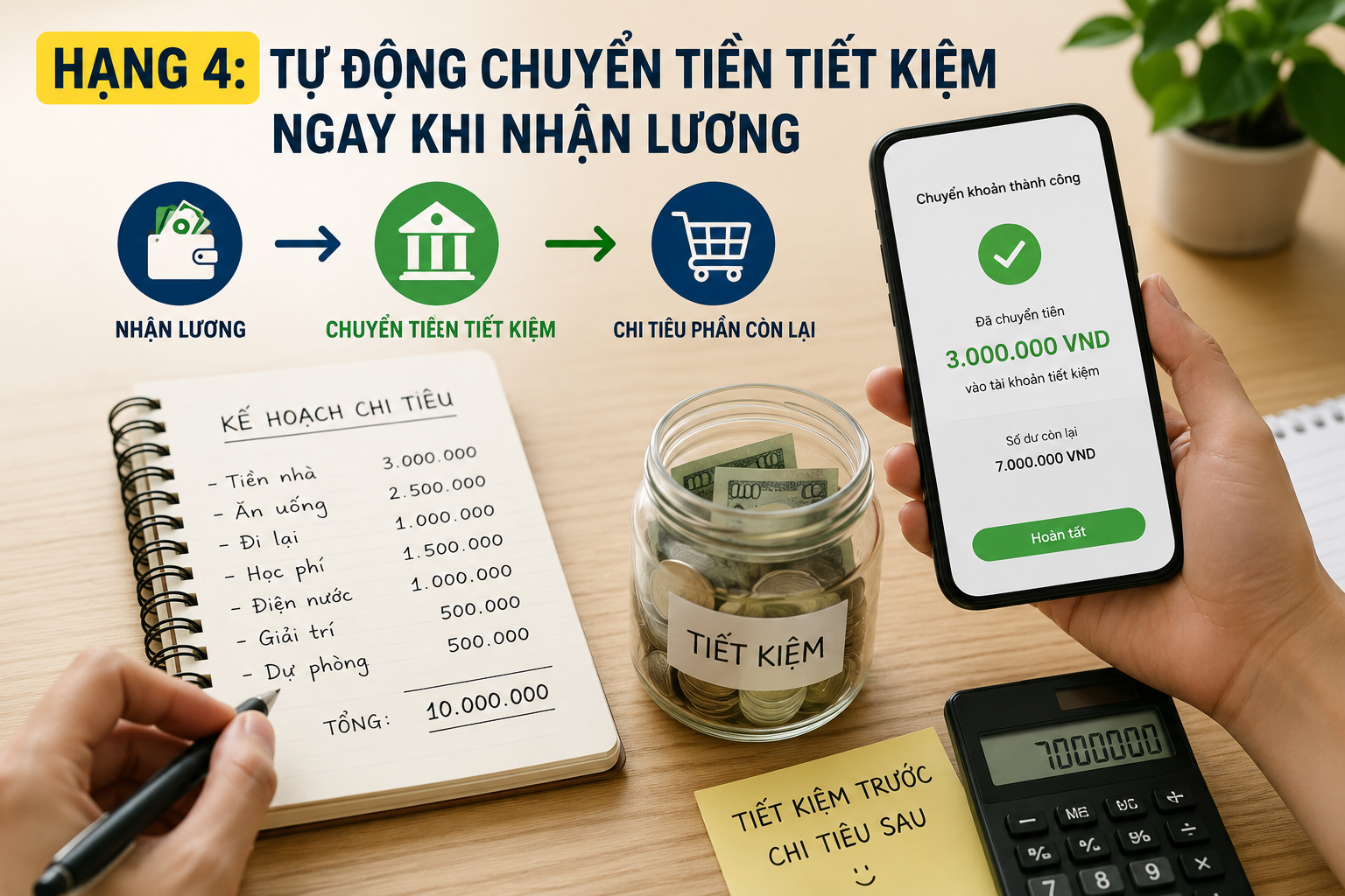 7 thói quen giúp nhiều gia đình tích lũy tiền nhanh nhất: Hạng 1 dễ làm nhưng ít người kiên trì - Ảnh 2.