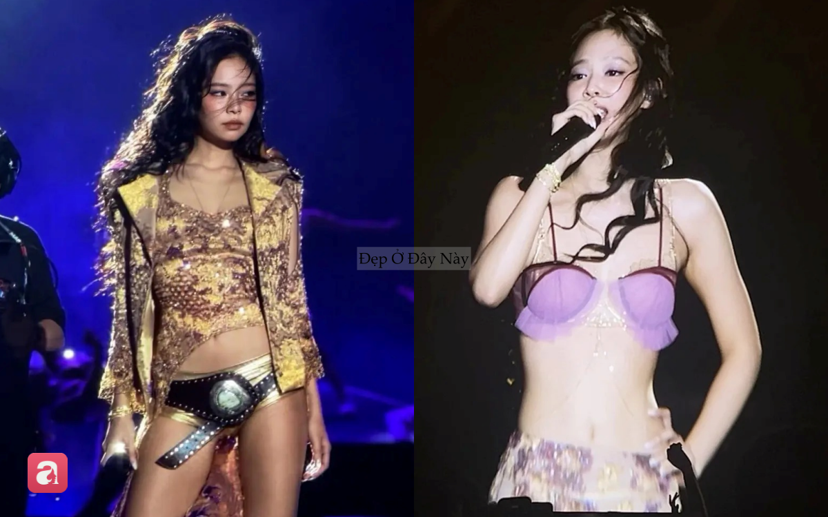 Jennie diện đồ mua sẵn mà đẹp như may đo riêng: Mặc chồng 2 chiếc bra tưởng rối mắt, ai ngờ lại là màn lên đồ "cao tay" - Ảnh 1.