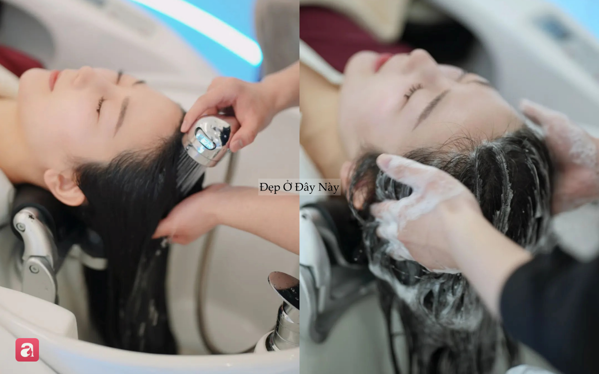 Vì sao gội đầu ở nhà tóc không mềm mướt, tơi phồng như ở tiệm?- Ảnh 2.