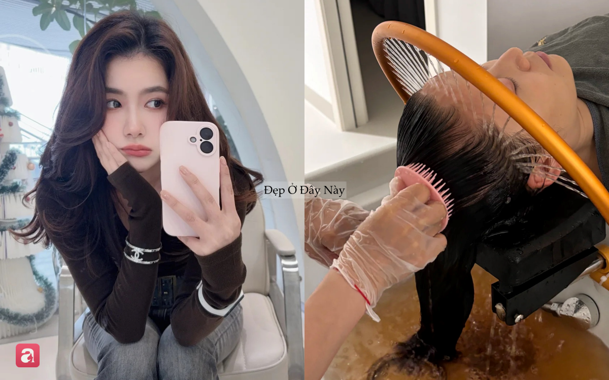 Vì sao gội đầu ở nhà tóc không mềm mướt, tơi phồng như ở tiệm?- Ảnh 1.