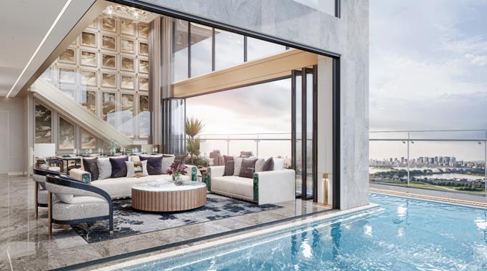 Nghệ thuật kiến tạo Sky Villas độc bản với ri&ecirc;ng tư v&agrave; gắn kết song h&agrave;nh tại Noble Crystal Long Bien WorldHotels Residences- Ảnh 1.