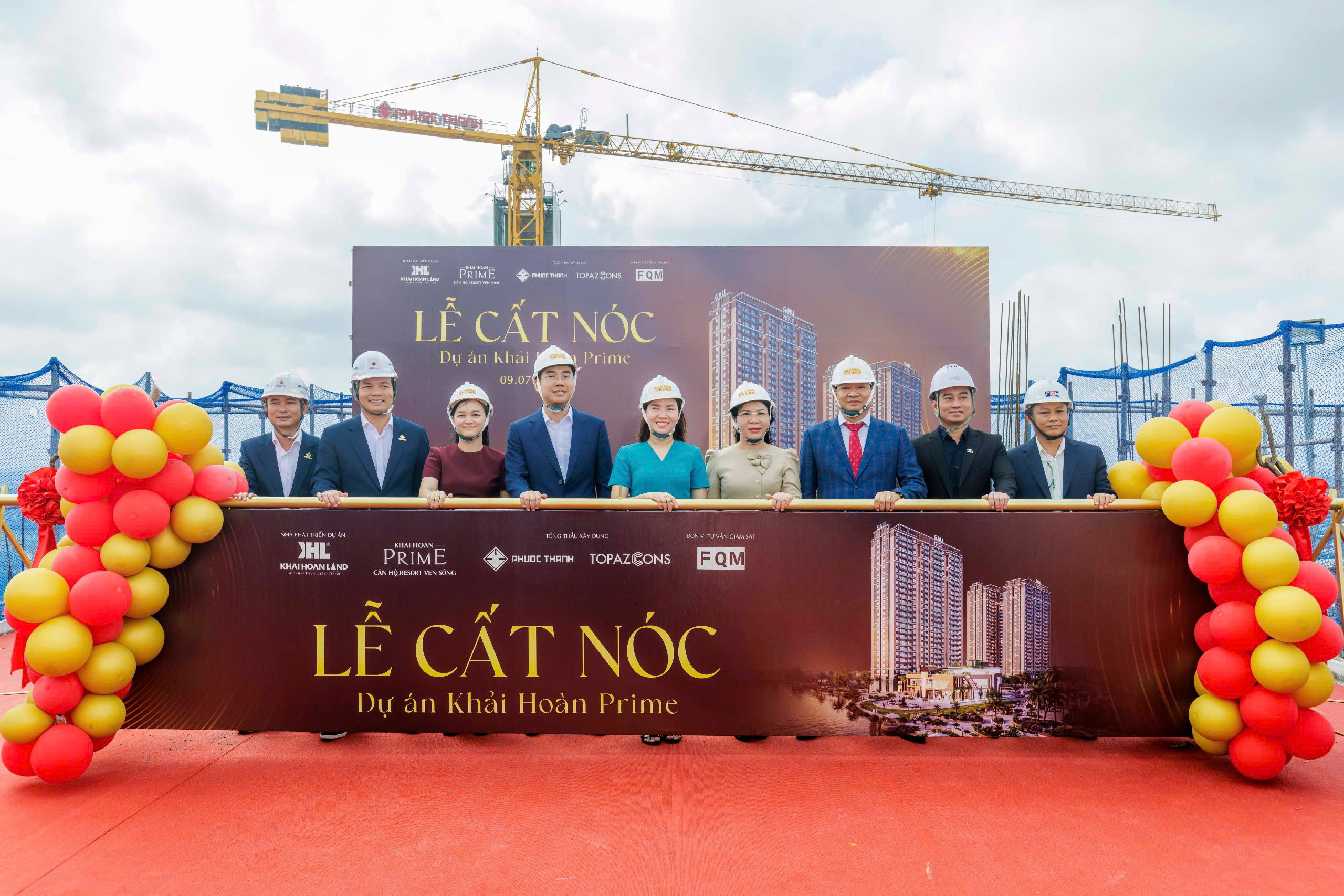 Chính thức cất nóc, Khải Hoàn Prime bước vào giai đoạn hoàn thiện và bàn giao - Ảnh 1.