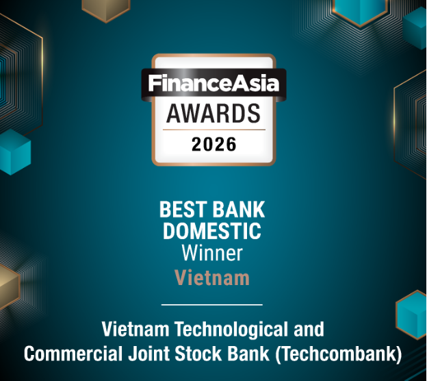 Techcombank lập kỷ lục 4 năm li&ecirc;n tiếp được vinh danh Ng&acirc;n h&agrave;ng tốt nhất Việt Nam bởi FinanceAsia - Ảnh 1.