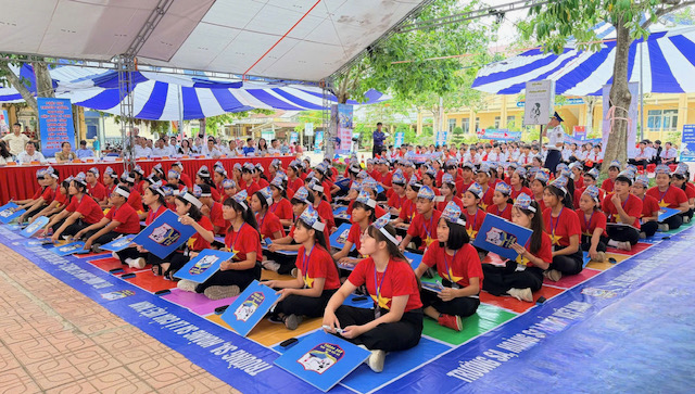 Lan tỏa t&igrave;nh y&ecirc;u biển, đảo đến học sinh đặc khu L&yacute; Sơn- Ảnh 3.