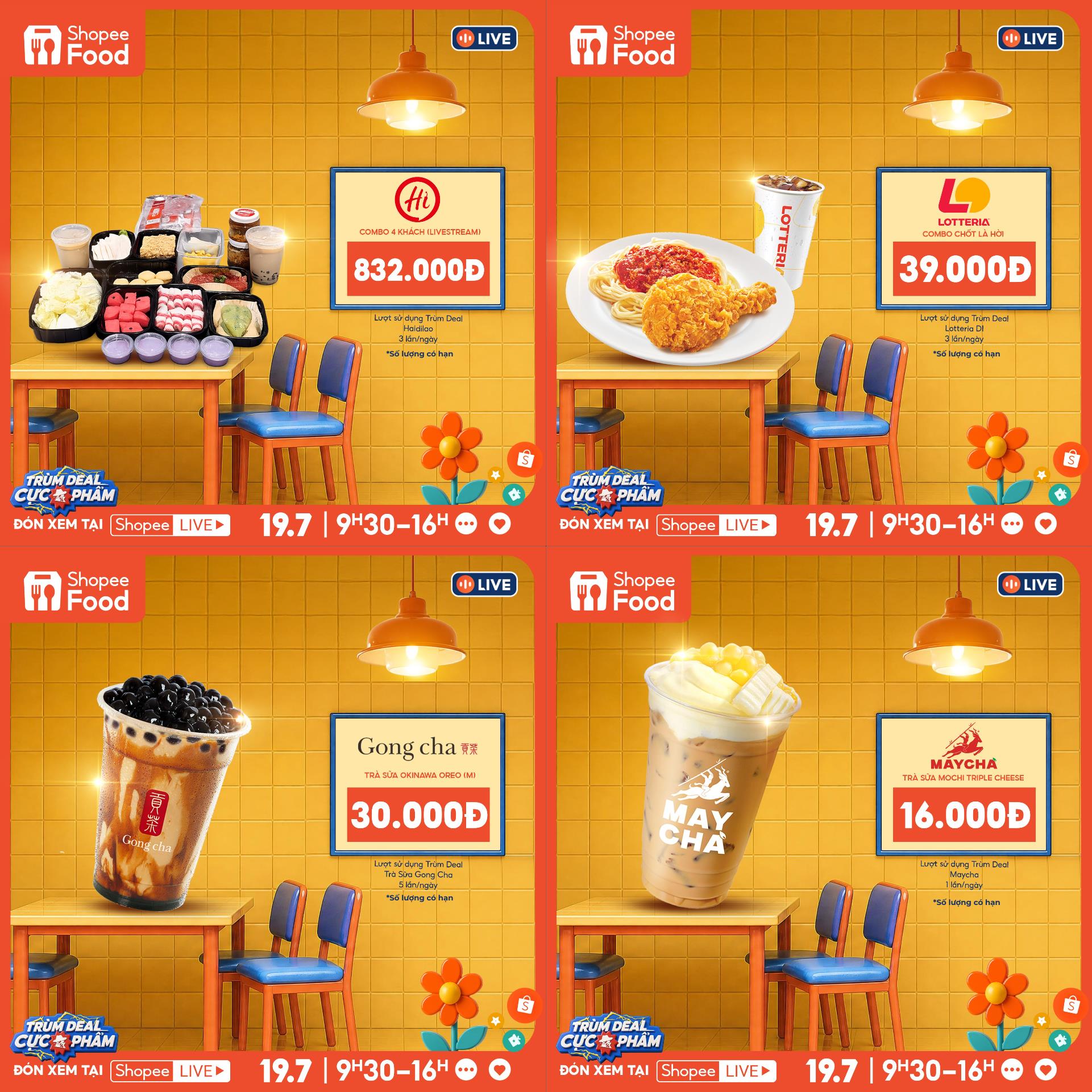 Cuối tuần xem livestream, nắm ngay b&iacute; k&iacute;p săn deal m&oacute;n ngon si&ecirc;u hời c&ugrave;ng ShopeeFood- Ảnh 1.
