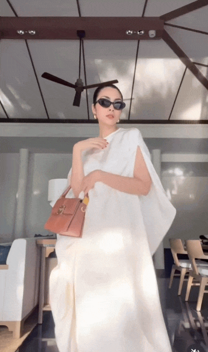 Đẹp và cao sang như Hà Tăng khi hóa thân thành "Nam Phương Hoàng hậu": Đầm lụa trắng tôn lên vẻ đẹp quý phái vượt thời gian- Ảnh 6.