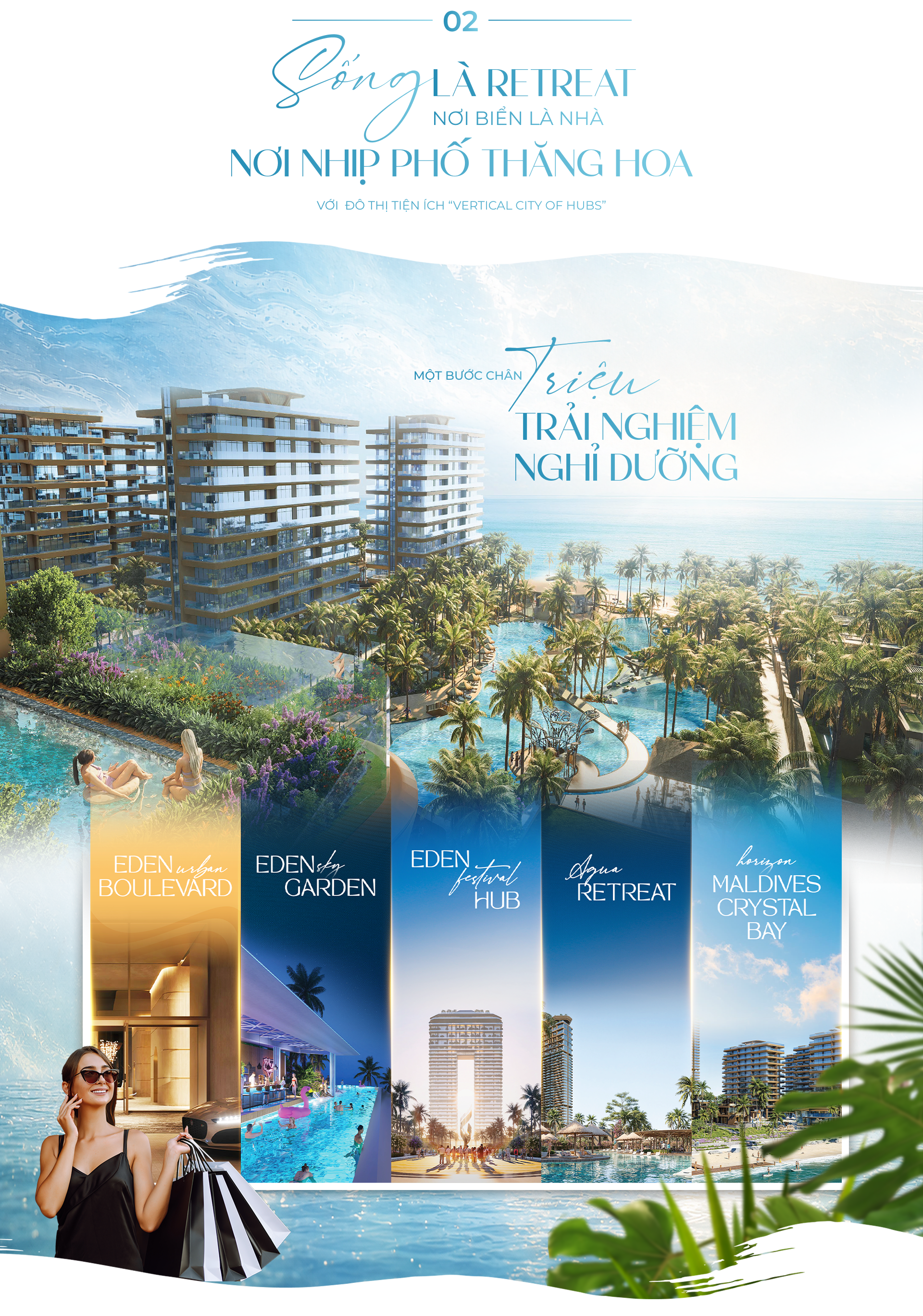 Sunshine Bay Retreat ra mắt 6 toà tháp - 6 tuyên ngôn sống - 06 định nghĩa về cái tôi dẫn đầu. Bản giao hưởng của biển cả và nhịp phố thăng hoa. Tổ hợp nghỉ dưỡng phức hợp Integrated Resort tiêu chuẩn 5 sao thế hệ mới - Ảnh 9.