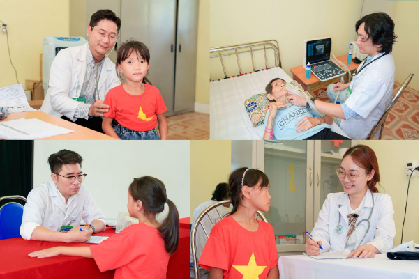 Bệnh viện Đa khoa Phương Đ&ocirc;ng nối d&agrave;i h&agrave;nh tr&igrave;nh nh&acirc;n &aacute;i c&ugrave;ng Hoa hậu Việt Nam H&agrave; Tr&uacute;c Linh tại Lai Ch&acirc;u - Ảnh 2.