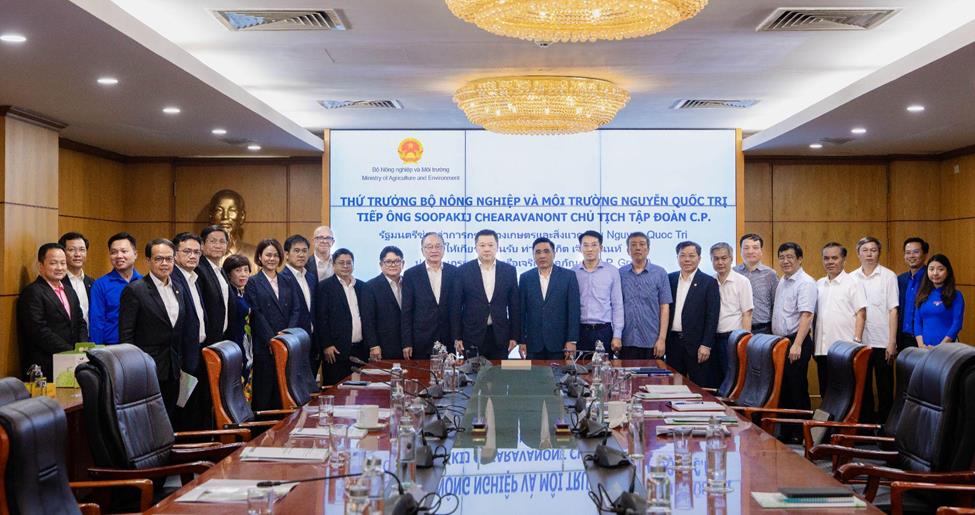 Tập đo&agrave;n C.P. mở rộng đầu tư tại Việt Nam, th&uacute;c đẩy chế biến s&acirc;u v&agrave; xuất khẩu - Ảnh 1.