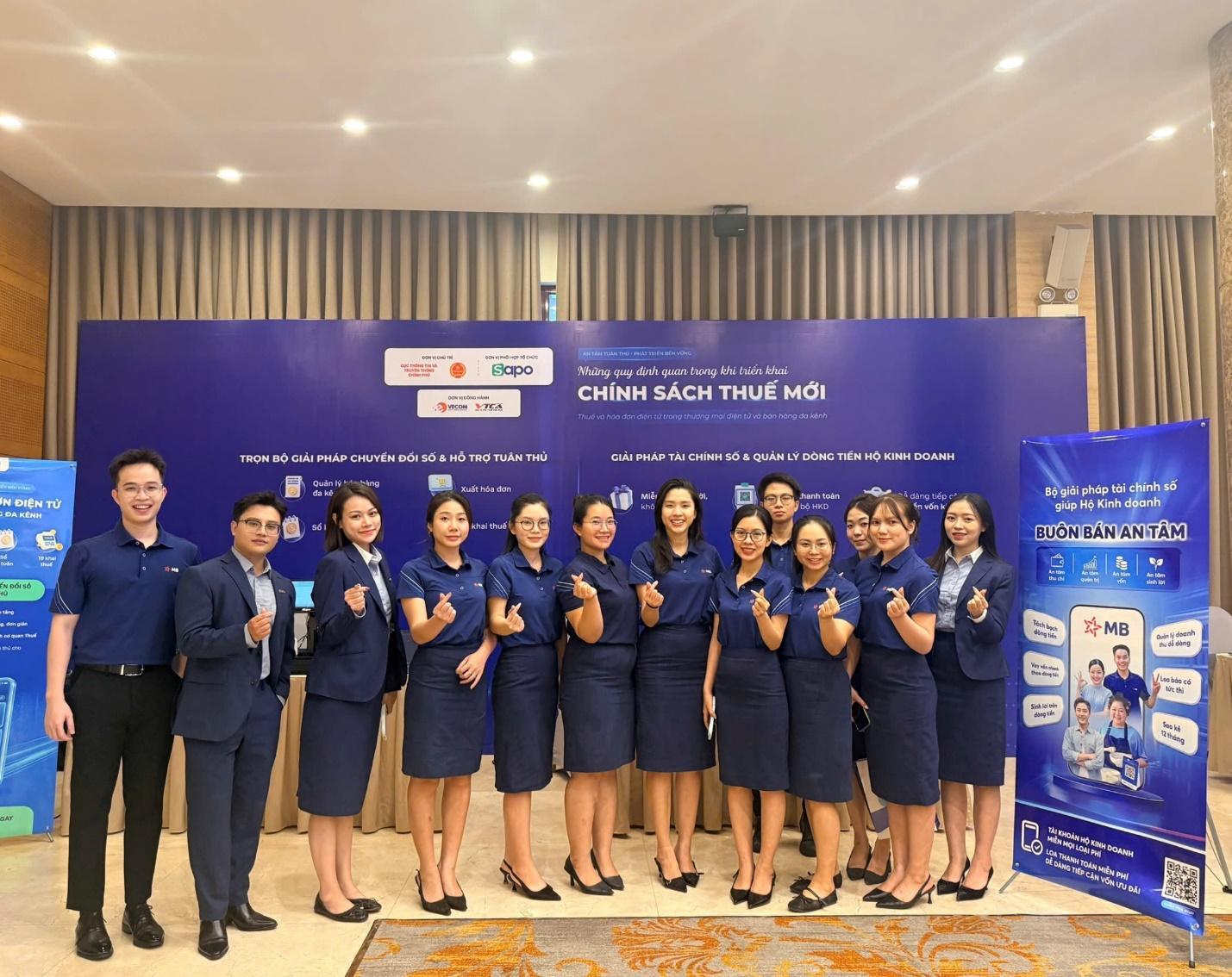 MB đồng h&agrave;nh c&ugrave;ng hộ kinh doanh trước những quy định thuế mới - Ảnh 1.