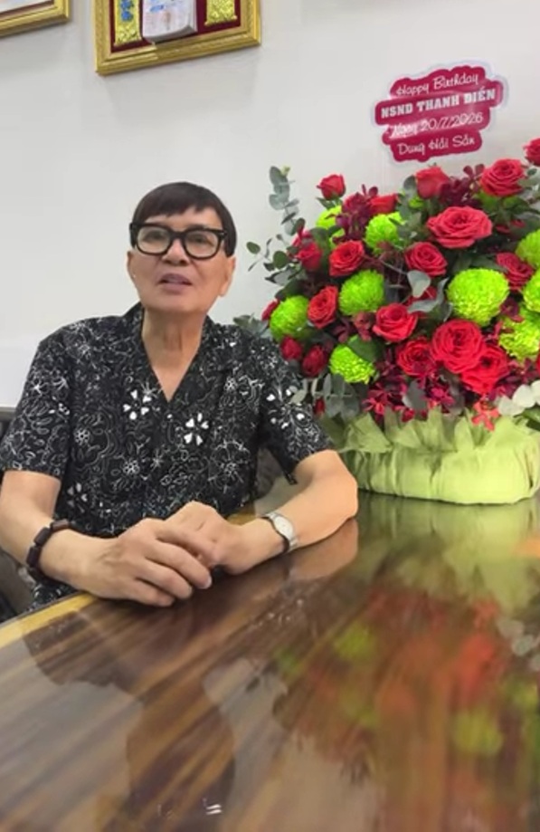 NSND Thanh Điền báo tin vui tuổi 82 - Ảnh 1.