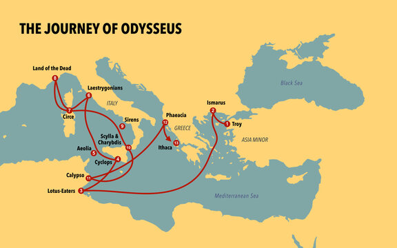 Odysseus rốt cuộc đã đi đâu mà mất 10 năm mới về đến nhà? - Ảnh 1.