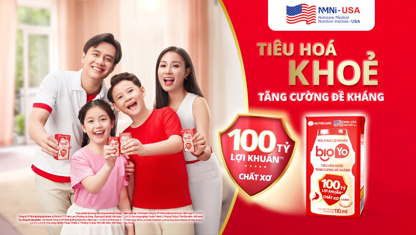 Ra mắt sữa chua uống Bioyo 100 tỷ lợi khuẩn hỗ trợ ti&ecirc;u h&oacute;a khỏe, tăng cường đề kh&aacute;ng cho cả gia đ&igrave;nh - Ảnh 3.