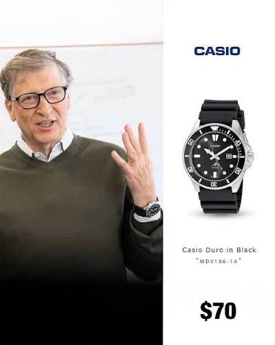 Chiếc đồng hồ "rẻ bèo" của Bill Gates - Ảnh 1.