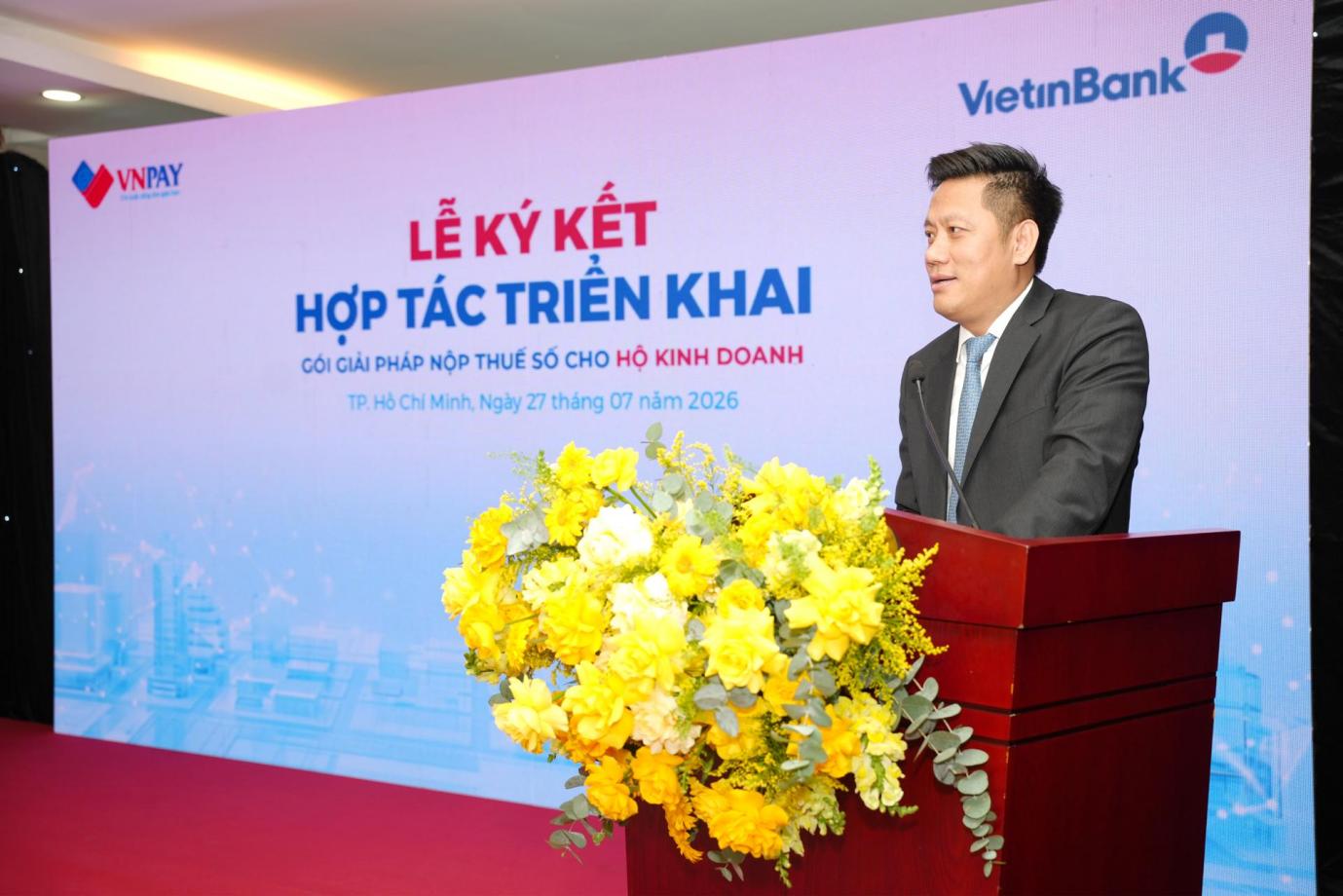 VietinBank c&ugrave;ng VNPAY đưa giải ph&aacute;p nộp thuế số đến từng hộ kinh doanh - Ảnh 2.