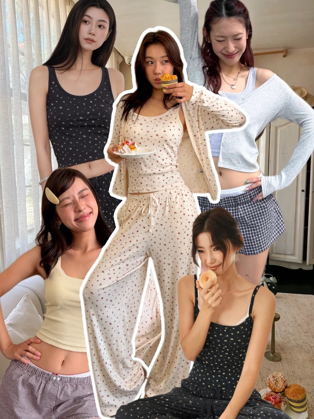 Đồ mặc nhà đang được diện xuống phố: Loạt thiết kế hoa nhí, kẻ ô tạo nên xu hướng mùa hè 2026- Ảnh 1.