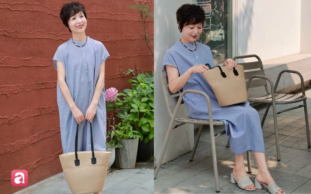 Phụ nữ ngo&agrave;i 60 tuổi mặc g&igrave; m&ugrave;a h&egrave;? 3 c&ocirc;ng thức từ đồ cơ bản gi&uacute;p vẻ ngo&agrave;i thanh lịch, nhẹ nh&agrave;ng- Ảnh 4.