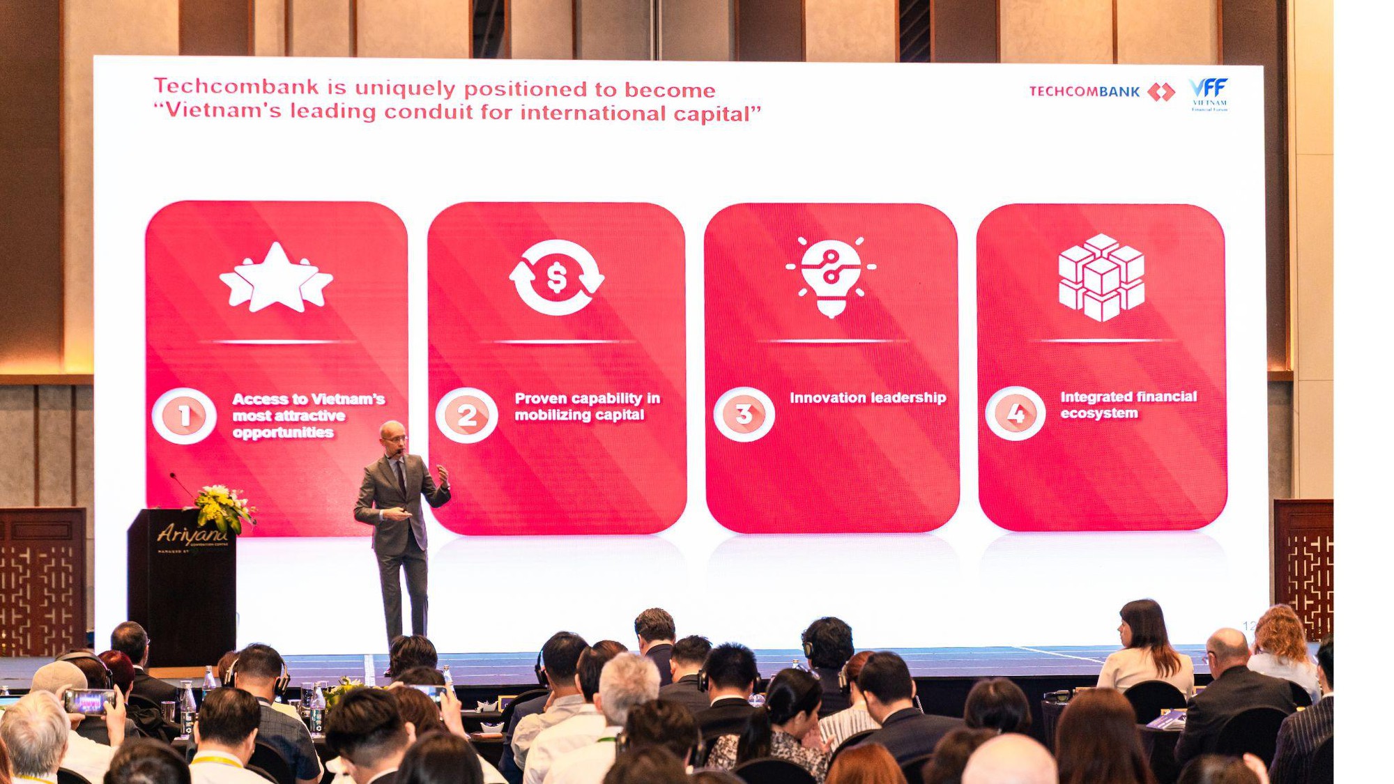 Diễn đ&agrave;n T&agrave;i ch&iacute;nh cấp Quốc gia VFF 2026 do Techcombank đồng tổ chức ch&iacute;nh thức khai mạc- Ảnh 1.