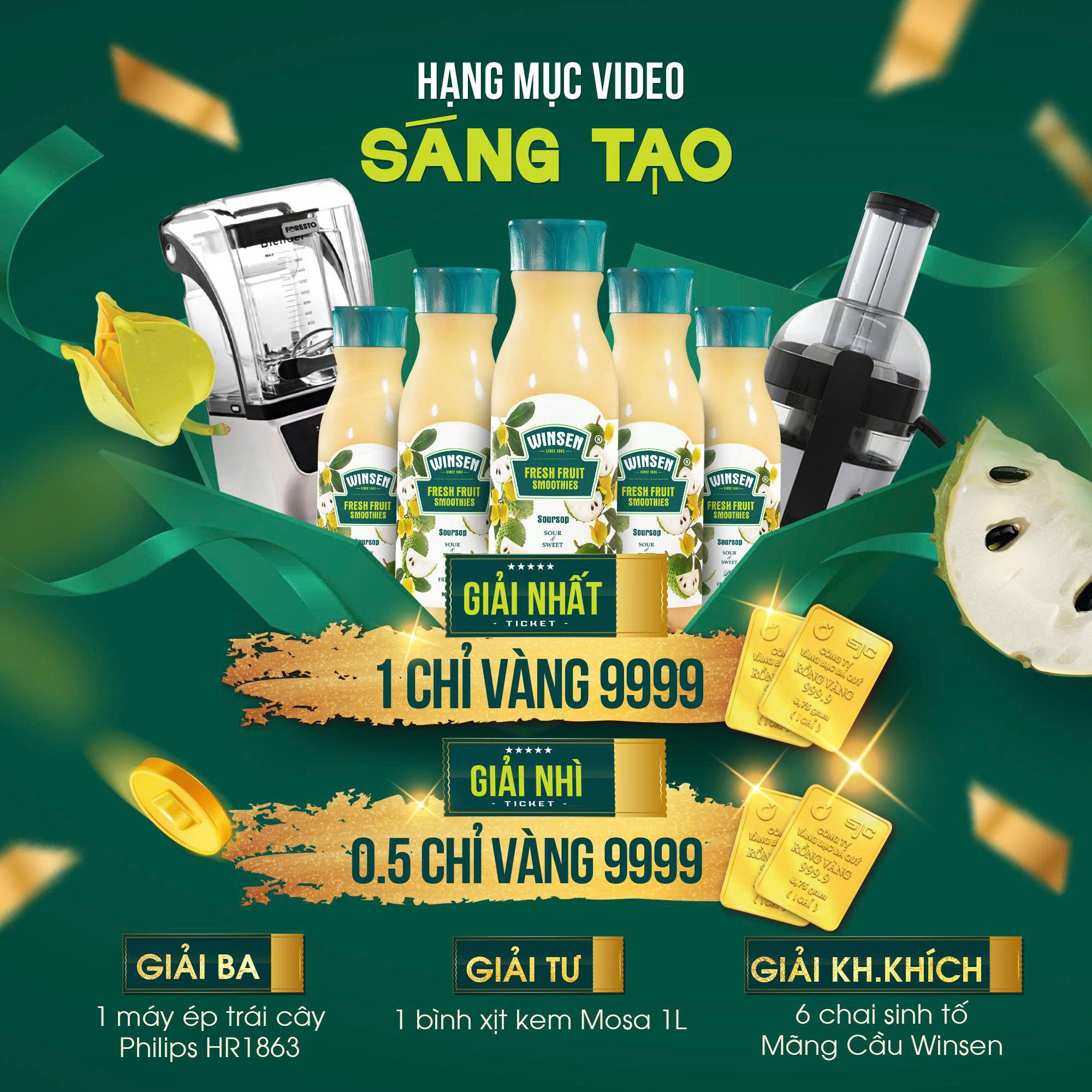 Ch&uacute;c mừng c&aacute;c th&iacute; sinh pha chế xuất sắc gi&agrave;nh chiến thắng tại Cuộc thi Pha chế c&ugrave;ng Sinh tố M&atilde;ng Cầu Winsen - Ảnh 3.