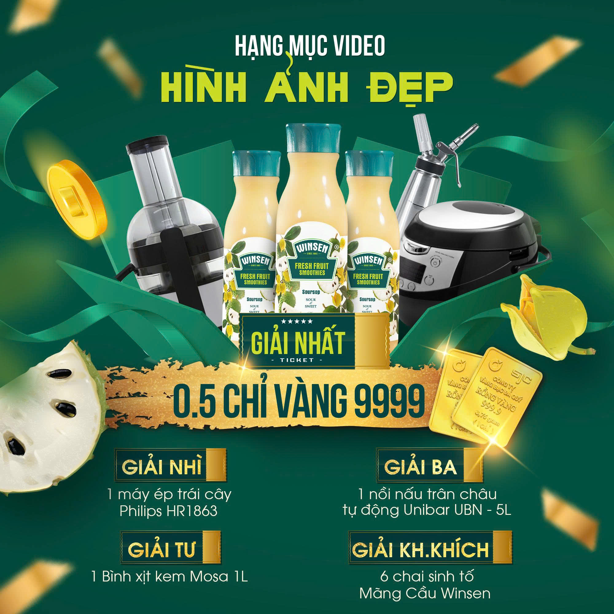 Ch&uacute;c mừng c&aacute;c th&iacute; sinh pha chế xuất sắc gi&agrave;nh chiến thắng tại Cuộc thi Pha chế c&ugrave;ng Sinh tố M&atilde;ng Cầu Winsen - Ảnh 4.