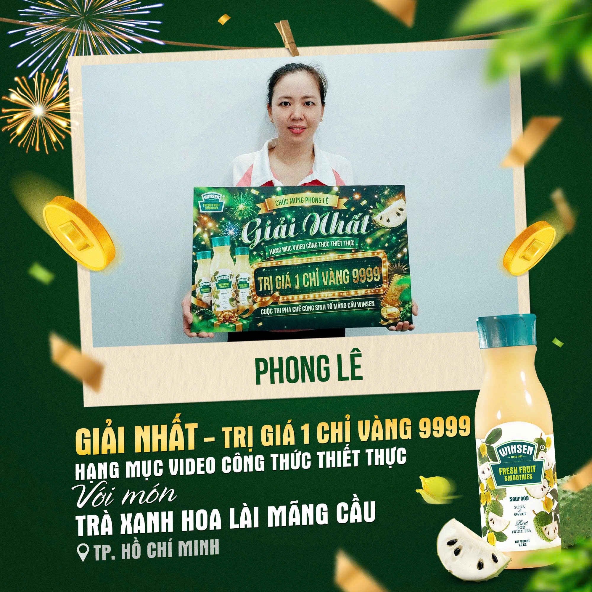 Ch&uacute;c mừng c&aacute;c th&iacute; sinh pha chế xuất sắc gi&agrave;nh chiến thắng tại Cuộc thi Pha chế c&ugrave;ng Sinh tố M&atilde;ng Cầu Winsen - Ảnh 5.
