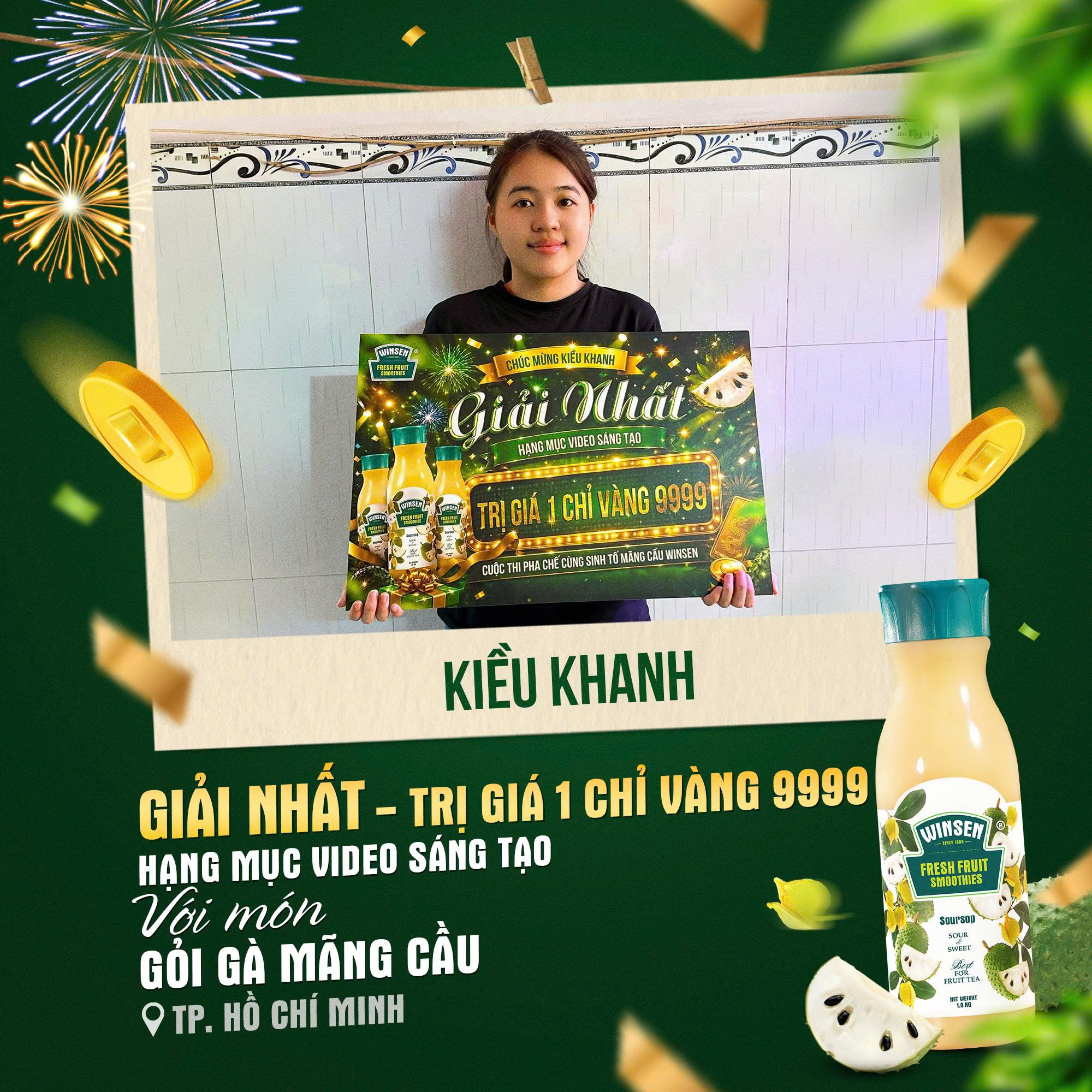 Ch&uacute;c mừng c&aacute;c th&iacute; sinh pha chế xuất sắc gi&agrave;nh chiến thắng tại Cuộc thi Pha chế c&ugrave;ng Sinh tố M&atilde;ng Cầu Winsen - Ảnh 6.