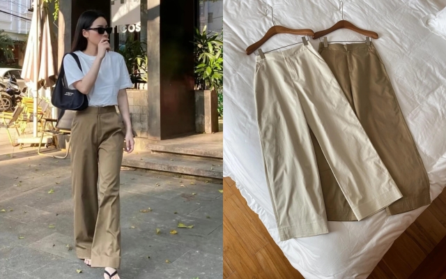 Chiếc quần &ldquo;old money&rdquo; đ&aacute;ng sắm nhất m&ugrave;a thu: Thanh lịch hơn jeans, mềm mại hơn quần đen - Ảnh 19.