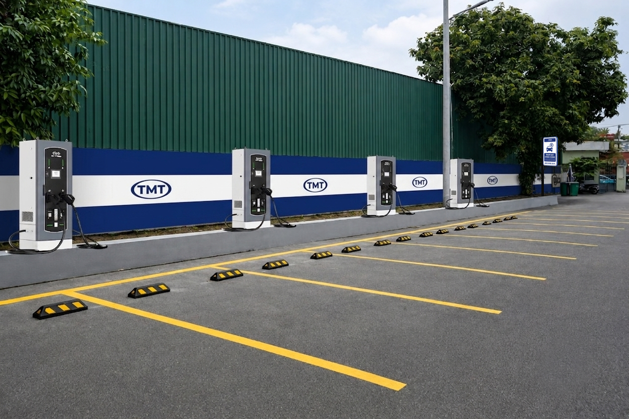 TMT - EGREEN bắt đầu mở rộng mạng lưới hạ tầng sạc xe điện toàn quốc - Ảnh 2.