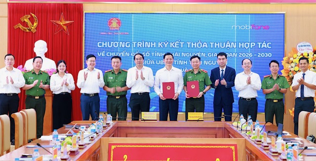 Thái Nguyên và MobiFone đẩy mạnh hợp tác, kiến tạo nền tảng chuyển đổi số toàn diện - Ảnh 1.