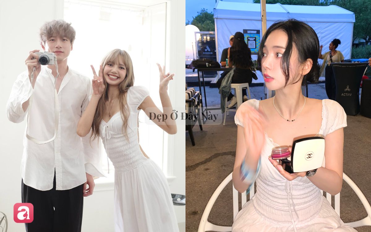 Đụng đầm nàng thơ, Lisa khoe lưng ong quyến rũ, Karina kín đáo vẫn đẹp mê - Ảnh 1.