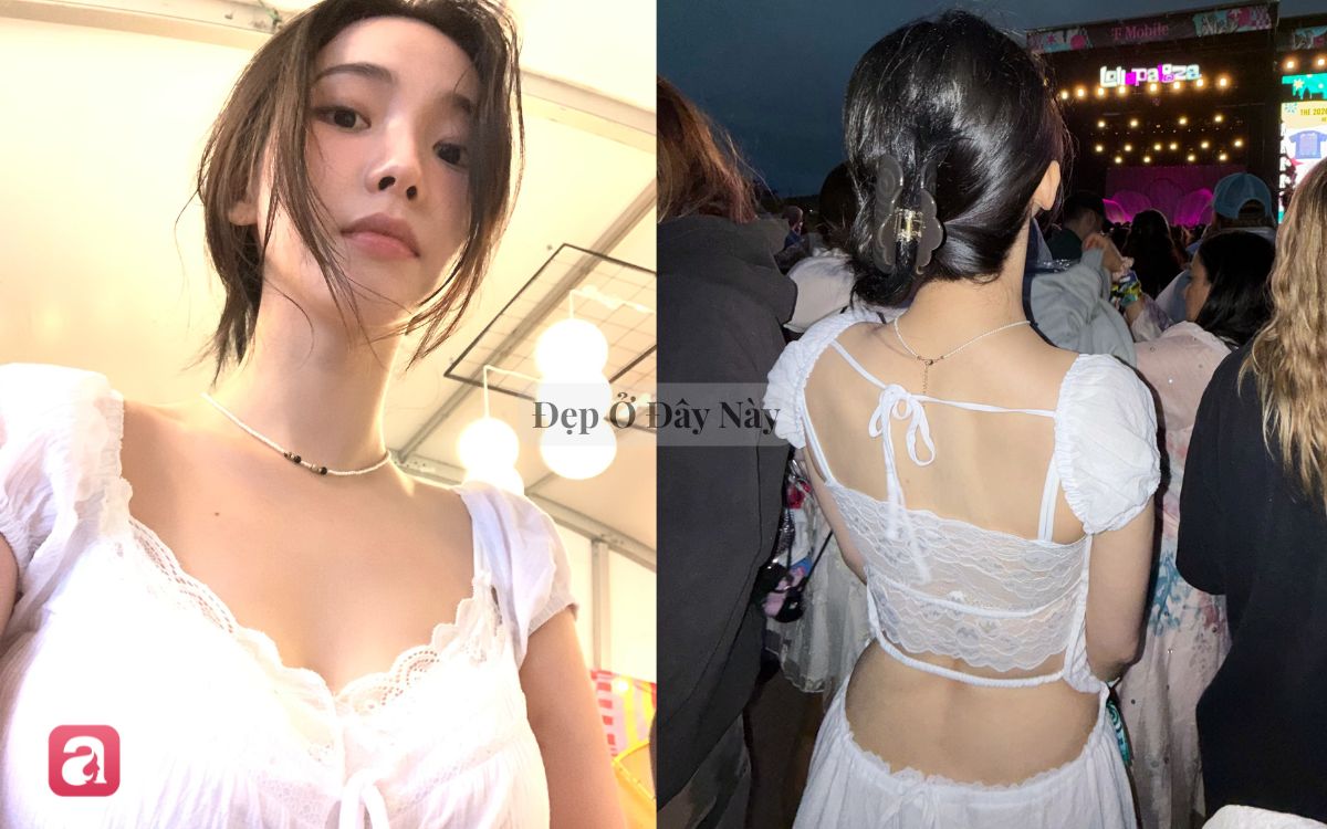Đụng đầm nàng thơ, Lisa khoe lưng ong quyến rũ, Karina kín đáo vẫn đẹp mê - Ảnh 5.