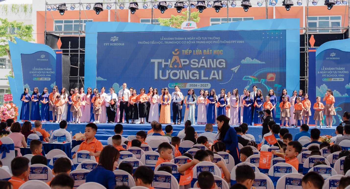 Kh&aacute;nh th&agrave;nh trường Phổ th&ocirc;ng li&ecirc;n cấp FPT Vinh tại đại đ&ocirc; thị Eco Central Park- Ảnh 1.