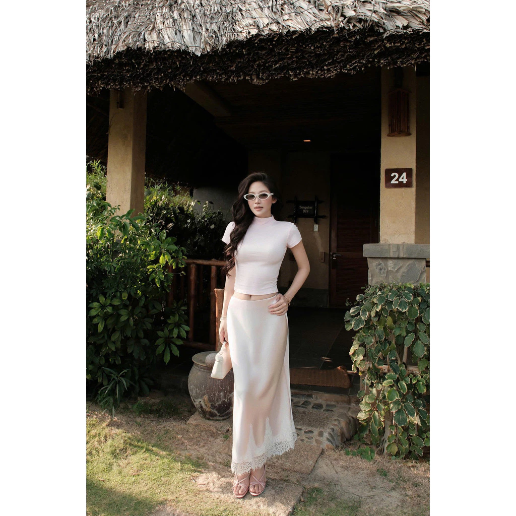 Chiếc chân váy "old money" nàng nào cũng nên có: Đi làm hay đi chơi đều sang- Ảnh 8.