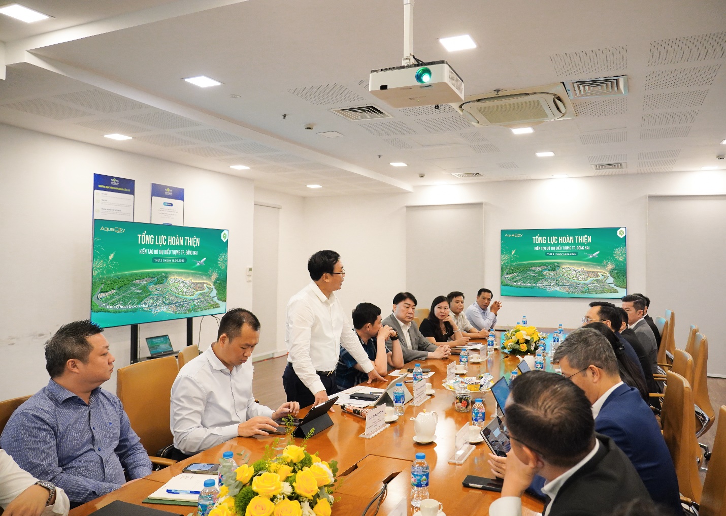 Novaland c&ugrave;ng đối t&aacute;c ng&acirc;n h&agrave;ng, nh&agrave; thầu đẩy mạnh ho&agrave;n thiện Aqua City - Ảnh 3.